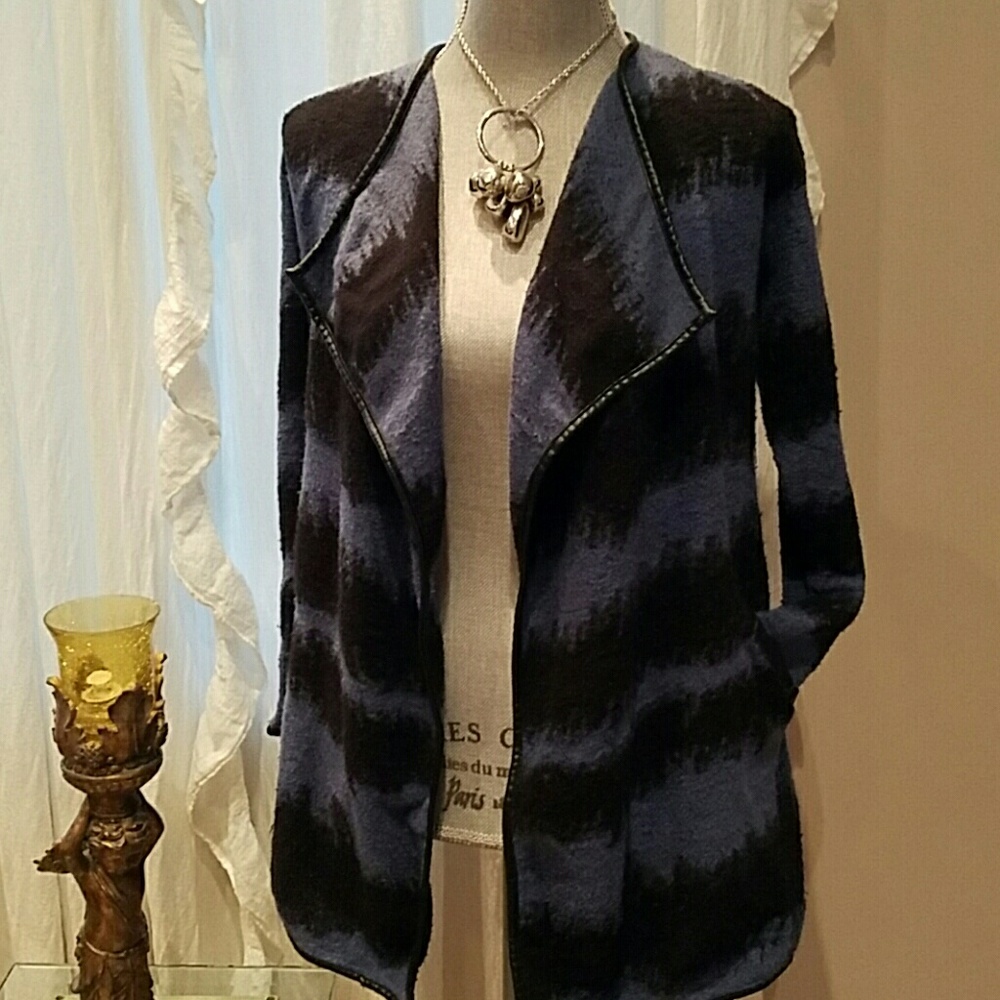 Cotton Fleece Sweater Wrap Size PP